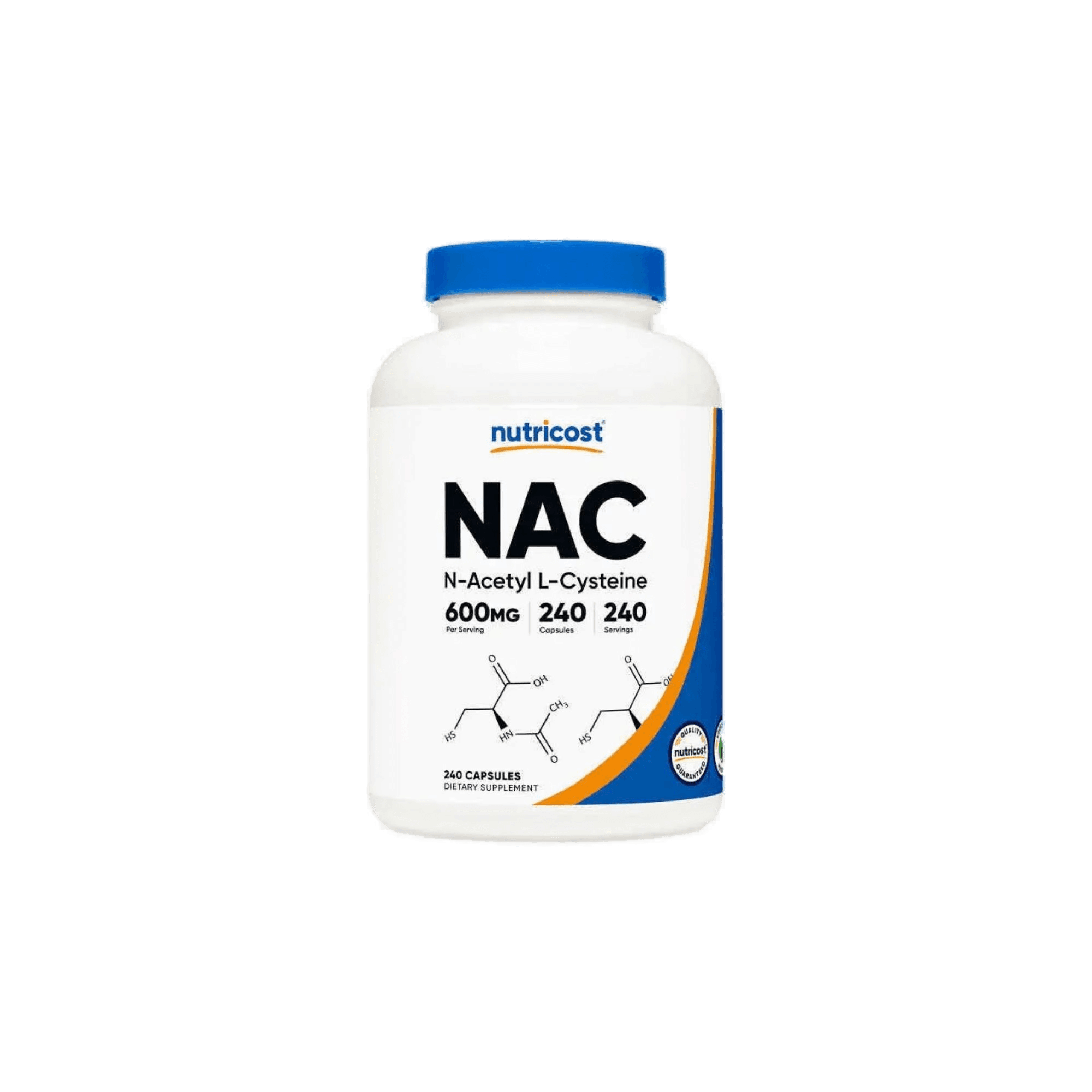 Nac (n-acetyl L-cysteine)   600mg, 240 Cap