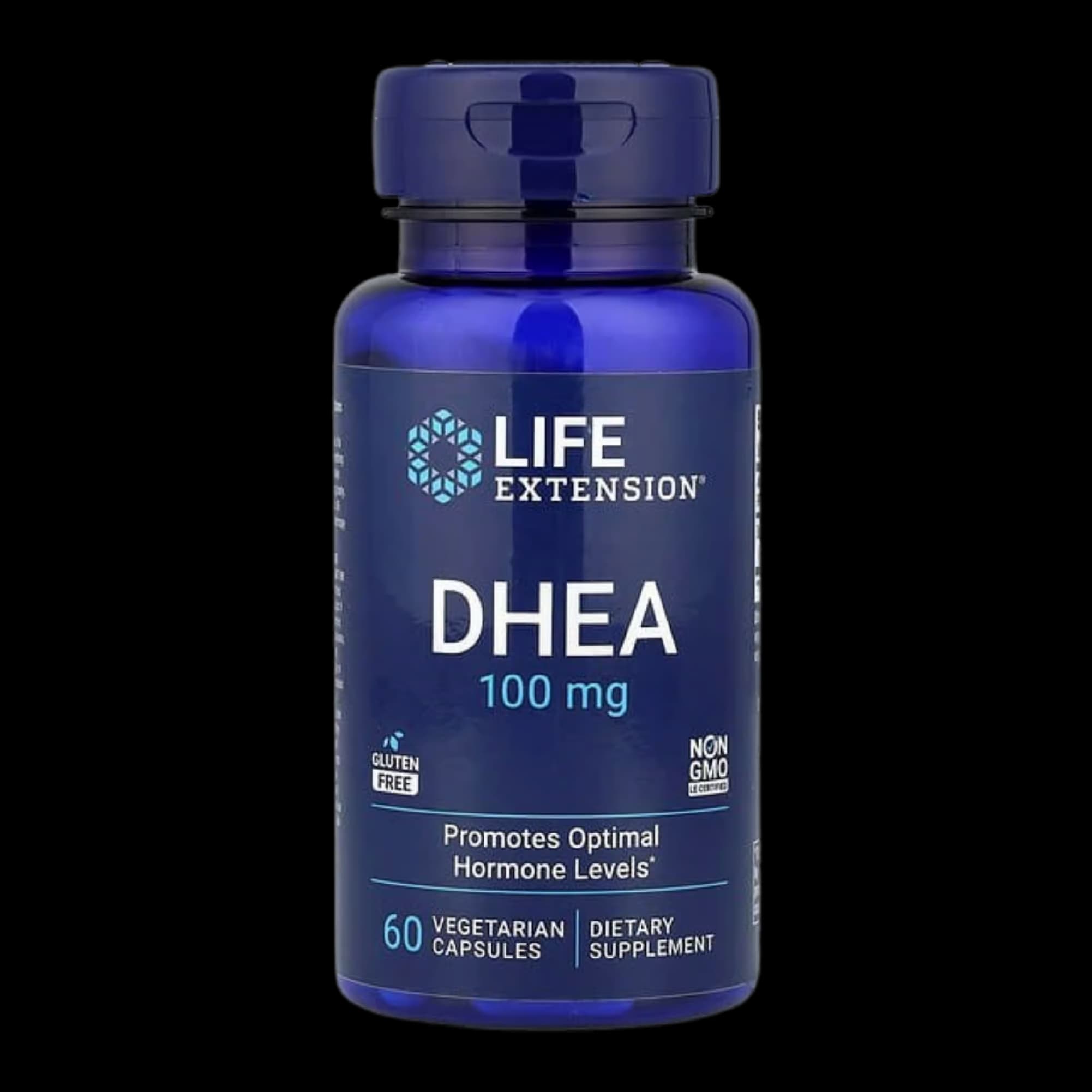 DHEA, vista frontal