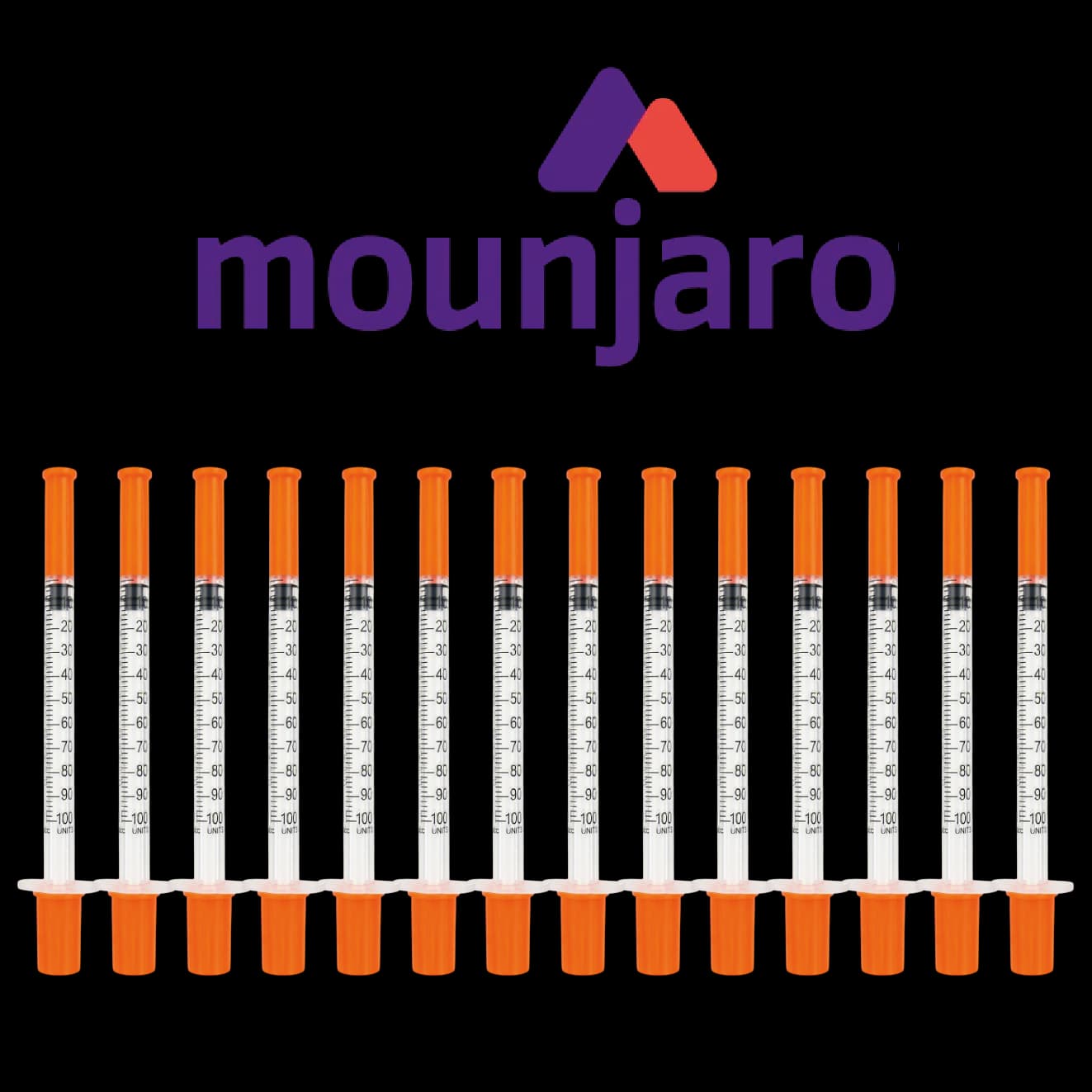 Mounjaro Extreme Vial: logo y catorce jeringas para las aplicaciones médicas semanales